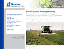 Tablet Screenshot of dawsonpackaging.com.au